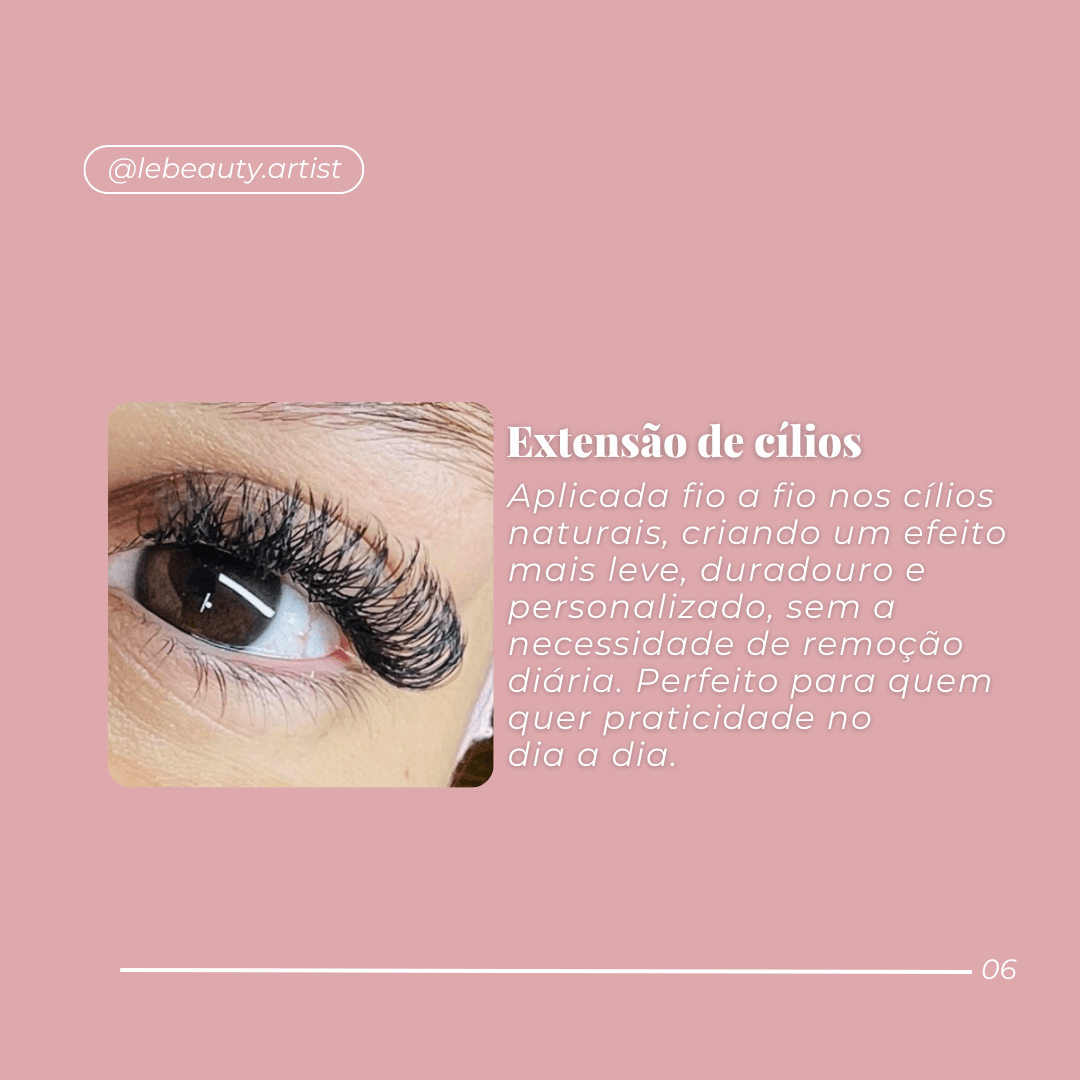 Cílios postiços ou extensão (5)